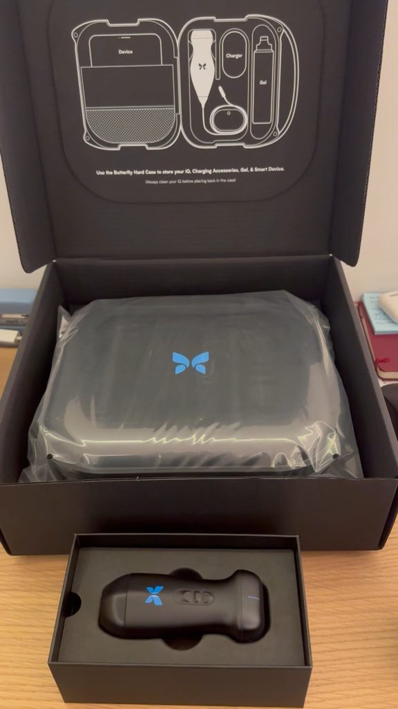 Very excited about my new Butterfly iQ3 Ultrasound!