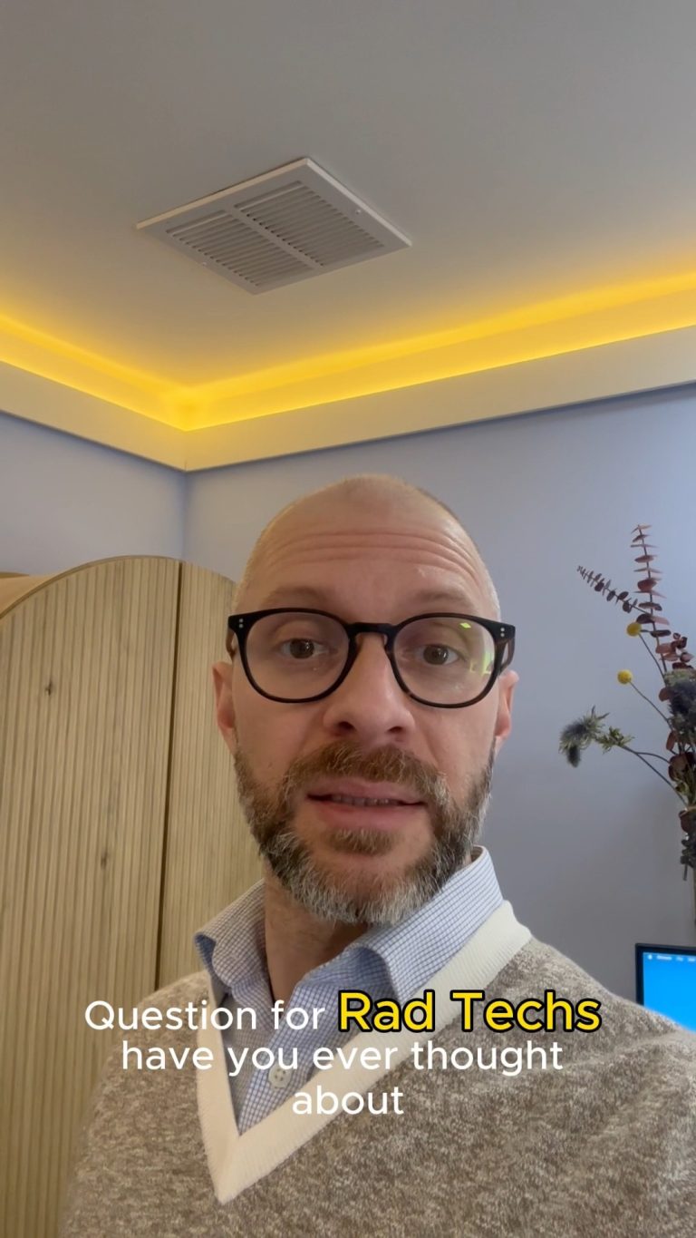 Read more about the article Attention Rad Techs: Have you ever thought about working in longevity medicine?