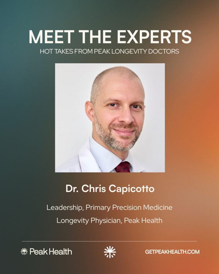 Read more about the article Longevity Hot Takes: Dr. Chris Capicotto on a risk most golfers never think about. 💡